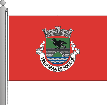 Bandeira da freguesia de Pousos