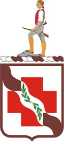 Arms of 341st Medical Battalion, US Army