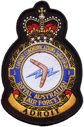 Coat of arms (crest) of the No 1 Combat Communications Squadron, Royal Australian Air Force