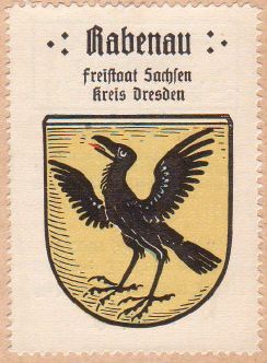Wappen von Rabenau (Sachsen)
