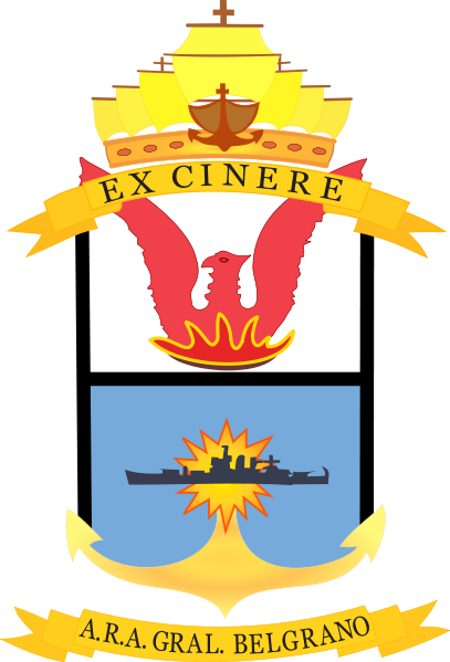 Coat of arms (crest) of the Cruiser ARA General Belgrano, Argentine Navy