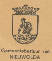 Wapen van Nieuwolda/Coat of arms (crest) of Nieuwolda