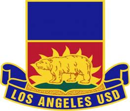 Coat of arms (crest) of James A. Garfield High School Junior Reserve Officer Training Corps, Los Angeles Unified School District, US Army
