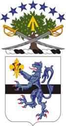 Coat of arms (crest) of the 71st Cavalry Regiment, US Army