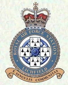 Coat of arms (crest) of the RAF Station Lichfield, Royal Air Force