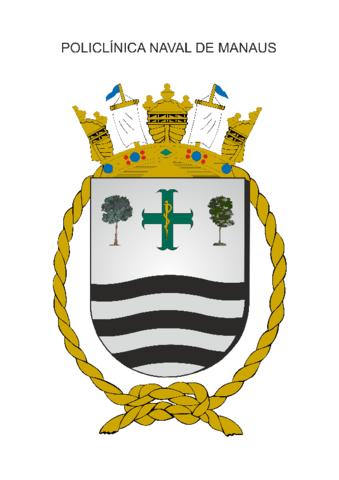 Coat of arms (crest) of the Manaus Naval Polyclinic, Brazilian Navy