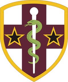 Coat of arms (crest) of Army Reserve Medical Command, US Army