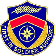 Arms of 1st Personnel Service Battalion, US Army