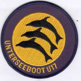 Coat of arms (crest) of the Submarine U-17, German Navy