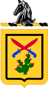 Arms of 11th Cavalry Regiment, US Army