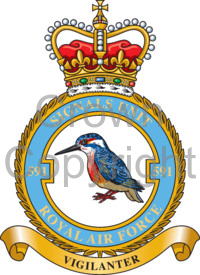 Coat of arms (crest) of the No 591 Signals Unit, Royal Air Force