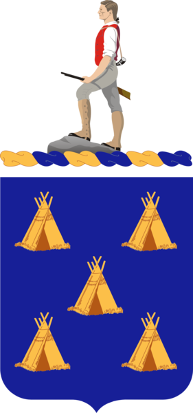 Coat of arms (crest) of 378th (Infantry) Regiment, US Army