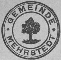 Wappen von Mehrstedt / Arms of Mehrstedt