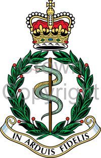 Coat of arms (crest) of the Royal Army Medical Corps, British Army