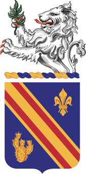 Coat of arms (crest) of the 152nd Cavalry Regiment (formerly 152nd Infantry), Indiana Army National Guard