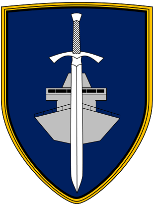 Coat of arms (crest) of the 1st Boarding Company, Sea Battalion, German Navy