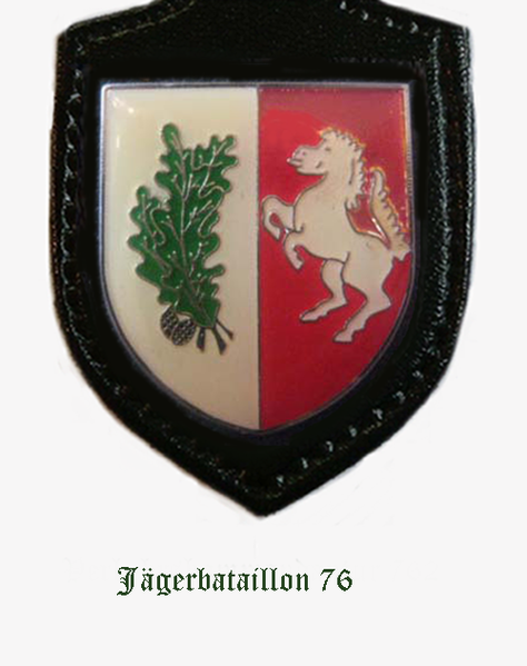 Coat of arms (crest) of the Jaeger Battalion 76, German Army