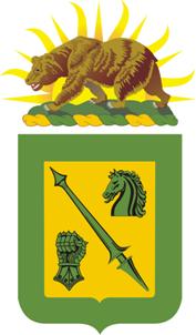 Arms of 18th Cavalry Regiment, California Army National Guard