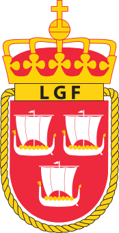 Coat of arms (crest) of the Landing Craft Squadron, Norwegian Navy