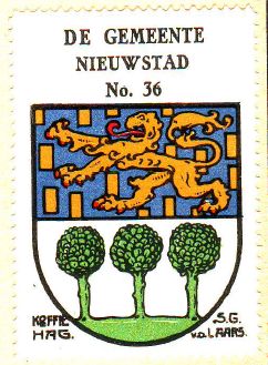 Wapen van Nieuwstadt/Coat of arms (crest) of Nieuwstadt
