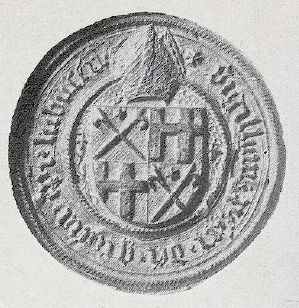 Arms (crest) of Peter von Burgsdorff