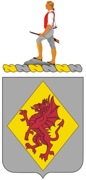 Coat of arms (crest) of the 374th Finance Battalion, US Army