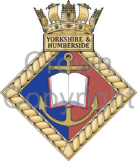 Coat of arms (crest) of the Yorkshire and Humberside University Royal Naval Unit, United Kingdom