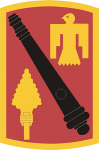 Arms of 45th Field Artillery Brigade, Oklahoma Army National Guard