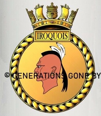Arms of HMS Iroquois, Royal Navy