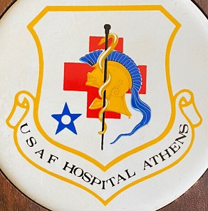 Coat of arms (crest) of the USAF Hospital Athens, US Air Force