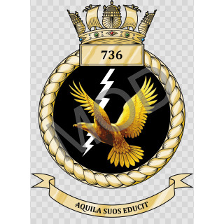 Coat of arms (crest) of the No 736 Squadron, FAA