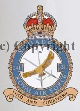 Coat of arms (crest) of the No 241 Squadron, Royal Air Force