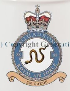 Coat of arms (crest) of the No 88 Squadron, Royal Air Force