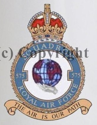 Coat of arms (crest) of the No 575 Squadron, Royal Air Force