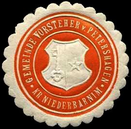 Wappen von Petershagen (Brandenburg)