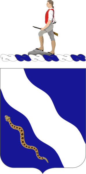 Coat of arms (crest) of the 398th (Infantry) Regiment, US Army