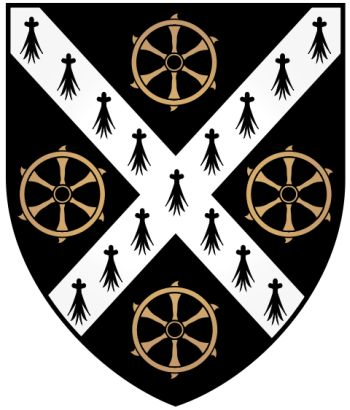 Arms of St Catherine's College (Oxford University)