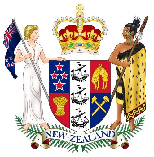 Arms (crest) of National Arms of New Zealand
