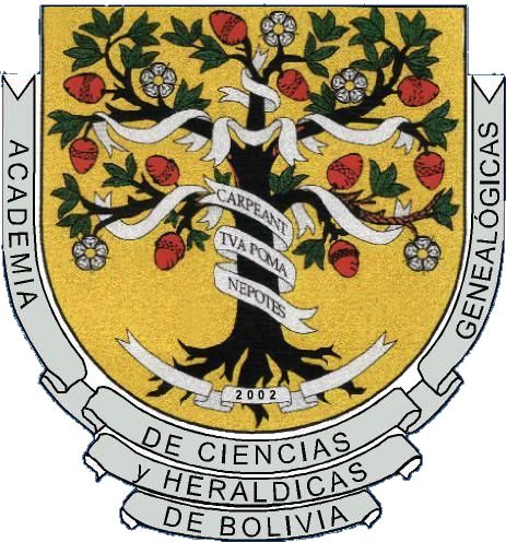 Arms of Academia de Ciencias Genealógicas y Heráldicas de Bolivia
