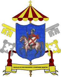 Arms (crest) of Co-Cathedral Basilica of St. Mauritius, Imperia