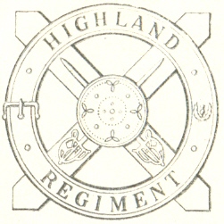 Coat of arms (crest) of the The Highland Regiment, British Army