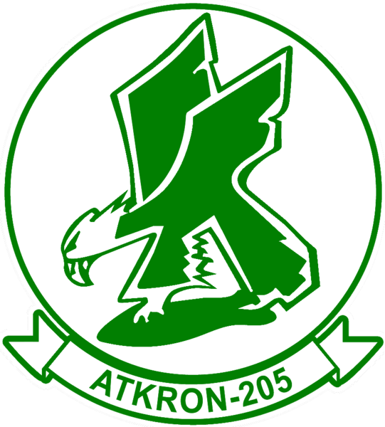 Arms of Attack Squadron (VA) 205 Green Falcons, US Navy
