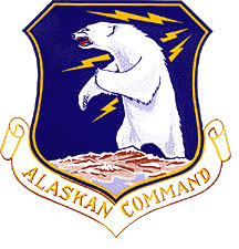 Coat of arms (crest) of the Alaskan Command, US Air Force