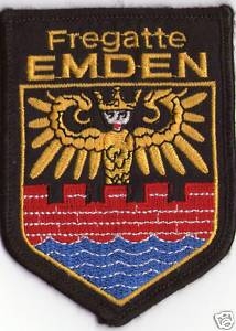 Coat of arms (crest) of the Frigate Emden, German Navy