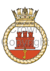 Coat of arms (crest) of the Gibraltar Patrol Squadron, Royal Navy