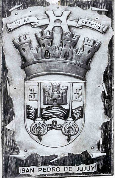 Escudo de San Pedro de Jujuy/Arms of San Pedro de Jujuy