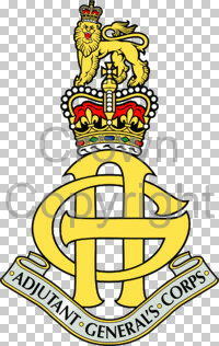 Coat of arms (crest) of the Adjutant General's Corps, British Army