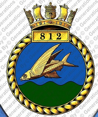 Coat of arms (crest) of the No 812 Squadron, FAA