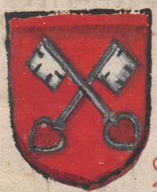 Arms (crest) of Heinrich von Berchtesgaden