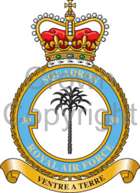 Coat of arms (crest) of the No 30 Squadron, Royal Air Force